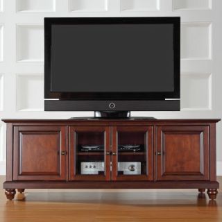 Crosley Cambridge 60 in. Low Profile TV Stand   Vintage Mahogany   TV Stands