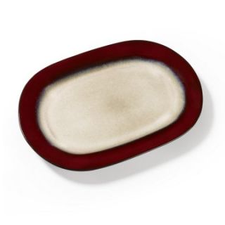 Pfaltzgraff Everyday Aria Oval Platter   Red   Serving Platters