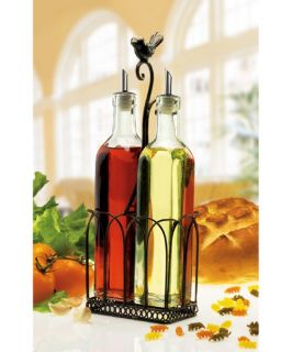 Global Amici Song Bird Oil and Vinegar Set   Oil & Vinegar Bottles