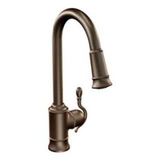Moen Woodmere S7208 Single Handle High Arc Pull Down Kitchen Faucet   Kitchen Faucets