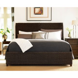 Latitudes Woven Low Profile Bed   Coffee Bean   Low Profile Beds
