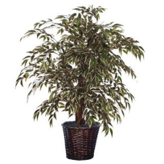 4 ft. Variegated Smilax Extra Full Tree   Silk Plants