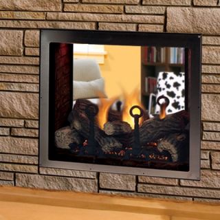 Majestic Marquis See Thru Indoor/Outdoor Gas Fireplace Insert