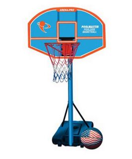 Poolmaster Arena Pro Composite Adjustable Basketball Game   Specialty Hoops