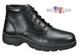 Thorogood 834 6906 Men's SoftStreets Plain Toe Chukka Boot Black Shoes