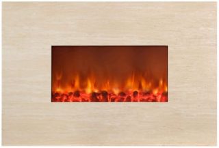 Yosemite Home Decor Adobe 38 Wall Mount Electric Fireplace   Electric Fireplaces