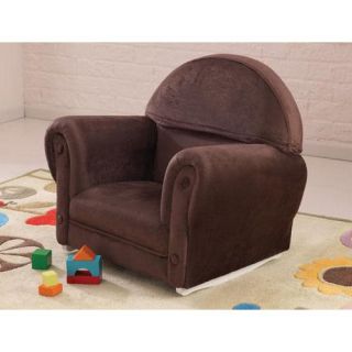 KidKraft Upholstered Chocolate Rocker with Slip Cover   Kids Rocking Chairs