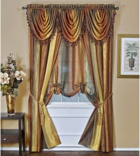 Achim Ombre Waterfall Valance