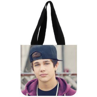 Custom Austin Mahone Tote Bag (2 Sides) Canvas Shopping Bags CLB 519   Reusable Grocery Bags
