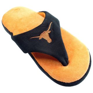 Comfy Feet NCAA Comfy Flop Slippers   Texas Longhorns   Mens Slippers