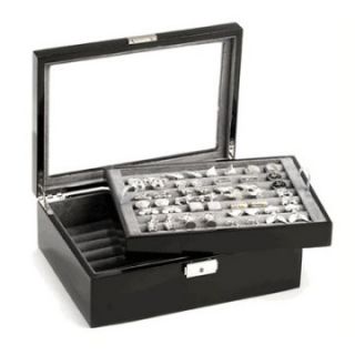 Cufflinks and Jewelry Armoire   11W x 3.5H in.   Mens Jewelry Boxes