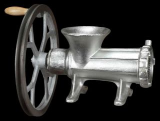 Universal Housewares Manual Meat Chopper with Pulley   Meat Grinders