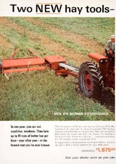 1966 Ad International Harvester 816 Mower Conditioner Hay Bailer Tractor Farming   Original Print Ad  