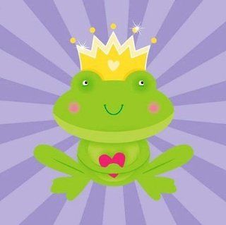 Cute Fairy Princess Frog ~ Edible Image Cake, Cupcake Topper 