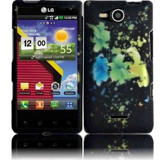 Magic Flowers Design Hard Case Cover for LG Lucid 4G VS840 Cell Phones & Accessories