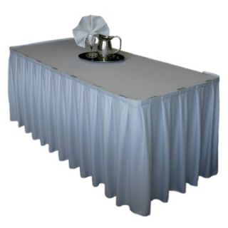 Imperial Textile 21 ft. 6 in. Box Pleat Table Skirt   Banquet Table Linens