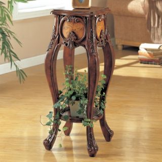 Hand Painted Ornate Plant Stand   Plant Stands