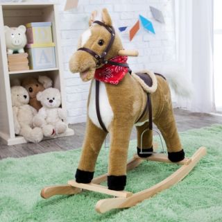 Charm Blonde Rocking Horse with Movement and Sounds   Rocking Toys