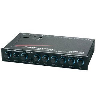 Audiobahn In Dash Equalizer/Pre Amp with 4 Band Parametric EQ (AEQ6J)  Vehicle Audio Video Receiver Accessories 
