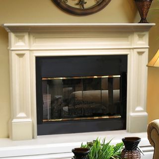 Pearl Mantels Classique Wood Fireplace Mantel Surround   Fireplace Surrounds