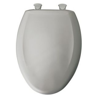 Bemis B1200SLOWT162 Elongated Closed Front Slow Close Lift Off Toilet Seat in Silver   Toilet Seats