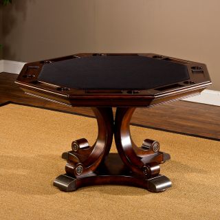 Hillsdale Harding Game Table   Rich Cherry   Poker Tables
