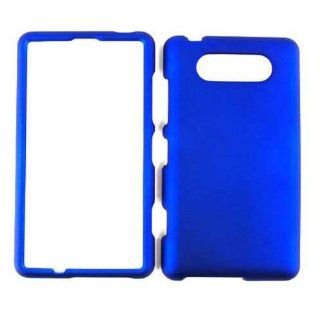 ACCESSORY HARD RUBBERIZED CASE COVER FOR NOKIA LUMIA 820 BLUE Cell Phones & Accessories