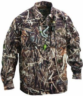 Drake Waterfowl Realtree Max 4 EST Shirt  Camouflage Hunting Apparel  Sports & Outdoors