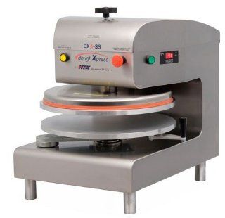 DoughXpress DXA SS 120 Automatic Pizza Dough Press, Aluminum Platens, 120, Each Kitchen & Dining