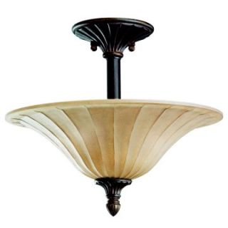 Kichler Cottage Grove Ceiling Light   16W in. Carre Bronze   Ceiling Lighting