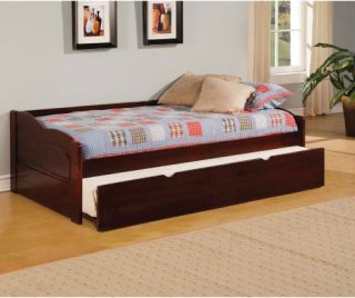 Furniture of America Platform Style Daybed with Twin Trundle   Daybeds