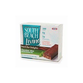 South Beach Living Snack Bar Delights Chocolate Mint 6 0.98 Oz Bars Health & Personal Care