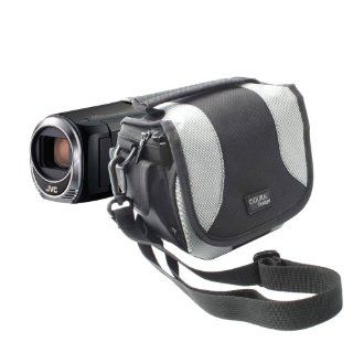 Black Portable Camcorder Case For JVC GZ HM960BEU, GZ HM845BEU With Detachable Shoulder Strap  Camera & Photo