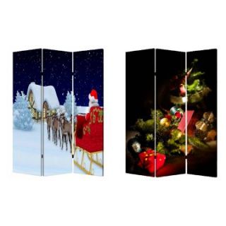 Screen Gems Christmas Double Sided Room Divider   Room Dividers