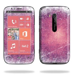 MightySkins Protective Skin Decal Cover for Nokia Lumia 822 Cell Phone T Mobile Sticker Skins Purple Swirls Electronics