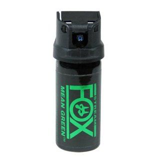 Fox Labs Mean Green 1.5 Ounce (42 Grams) 6% H2OC Stream Pepper Spray  Self Defense Pepper Spray  Sports & Outdoors