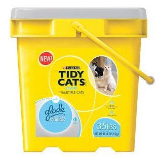 GOLDEN CAT COMPANY 702114 Tidy Cats Glade Tough Odor Scoop Pail, 35 Pound  Pet Litter 