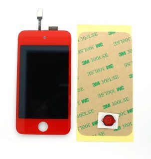 iPod Touch 4 4th Gen 4G RED LCD Screen Replacement Digitizer Glass Assembly + Tools   Players & Accessories