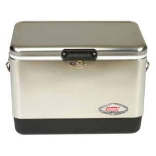 Coleman 54 qt. Stainless Steel Belted Cooler   Coolers