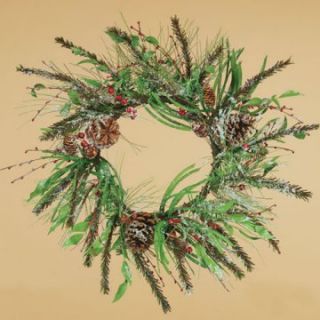 Oddity Ice Grass Wreath   20 in.   Christmas Wreaths