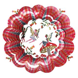 Iron Stop Designer 3D Fairy Wind Spinner   D6031 10   Wind Spinners