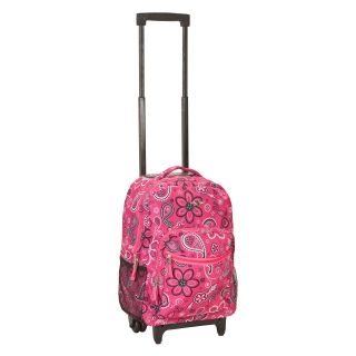 Rockland Luggage 17 in. Rolling Backpack   Bandana   Backpacks