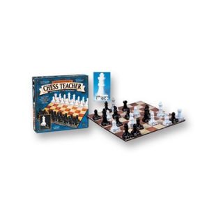 Chess Teacher with Black/White Plastic Chessmen   Chess Sets