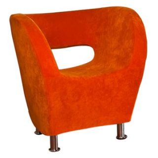 Modern Fabric Chair   Orange   Accent Chairs