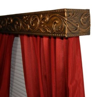 BCL Acanthus Vine Curtain Rod Valance Set   Curtain Rods and Hardware