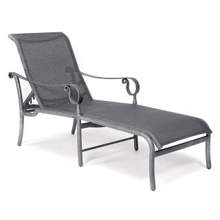 Woodard Ridgecrest Sling Adjustable Chaise Lounge   Outdoor Chaise Lounges