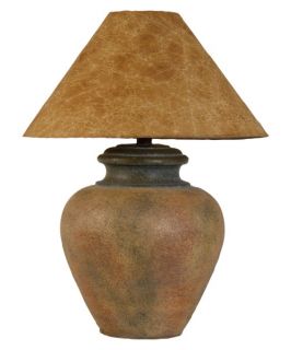H6011WD Terracotta Hydrocal Urn Table Lamp   Table Lamps