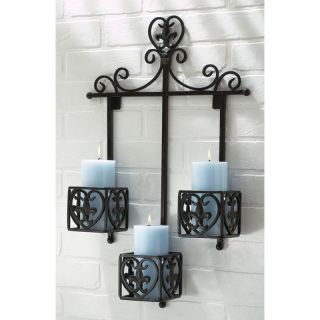 Wall Mount Scrolled Candelabra   Candle Sconces