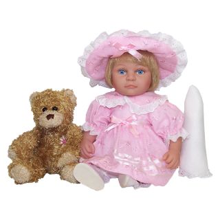 Molly P. Originals Easter Lilly 13 in. Doll with Bear Combo   Baby Dolls
