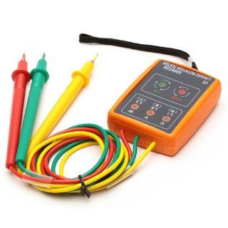 NEEWER SM852B 3 Phase Rotation Tester Indicator Detector Meter With LED + Buzzer   Multi Testers  